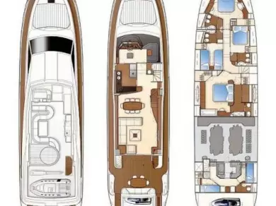Pronájem lodi Glyfada lákavé ceny Ferretti Yachts 830 Flybridge