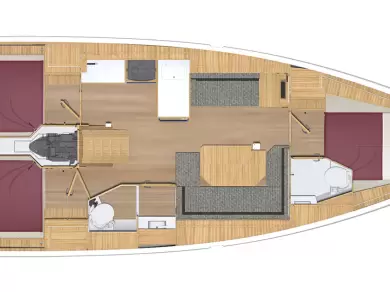 Pronájem jachty v Rogoznica -Bavaria Bavaria C38 na Samboatu