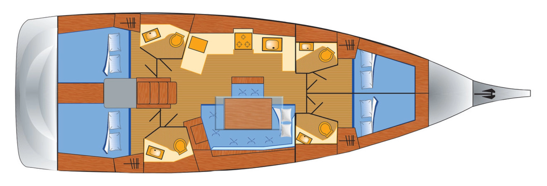 Bénéteau Oceanis 46.1 jednotlivci a charterové společnosti v Rogoznica