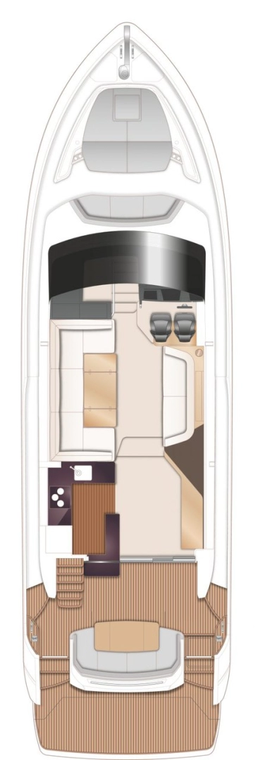 Pronájem Motorová loď v Podstrana -Princess Princess 55 F