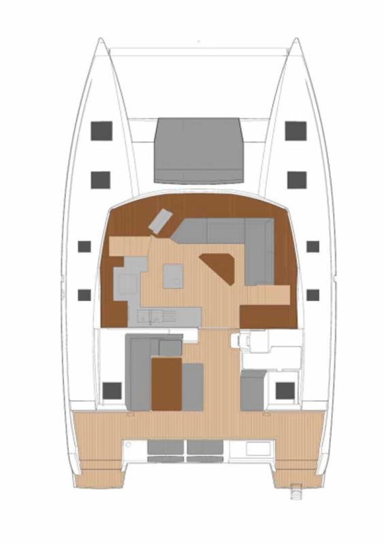 Pronájem lodi Fountaine Pajot Saona 47 v Biograd Na Moru na Samboatu