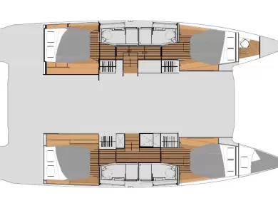 Pronajmout Katamarán se skipperem či ne Fountaine Pajot v Donji Seget