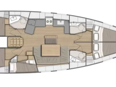 Pronajmout si Bénéteau Oceanis 46.1 v Pomer