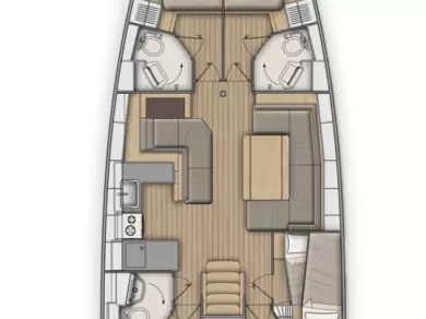 Pronájem Plachetnice v Kos -Bénéteau Oceanis 51.1