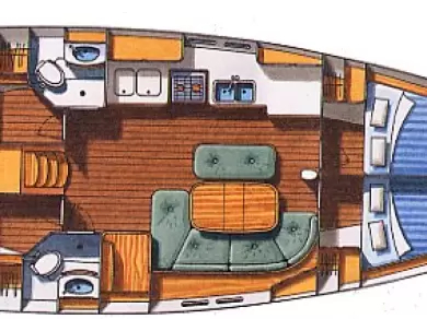 Pronájem lodi Bénéteau Oceanis 473 Clipper v Lefkáda na Samboatu