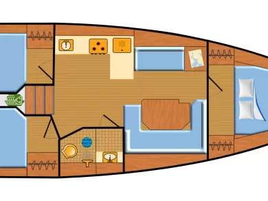 Pronájem Plachetnice v Palma de Mallorca -Bavaria Bavaria C38