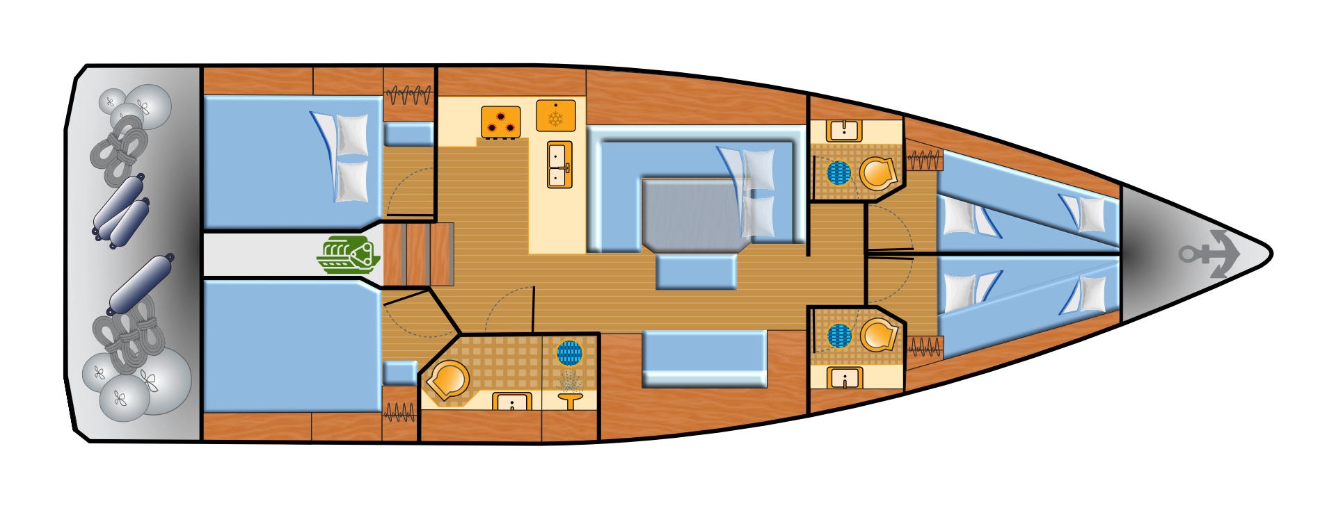 Pronájem lodi Bavaria Bavaria C45 v Palma de Mallorca na Samboatu