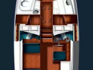 Pronájem Motorová loď v Sukošan -Sas Vektor Adria 1002 Vektor