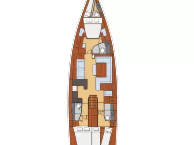 Pronajmout si Bénéteau Oceanis 60 v Kaštela