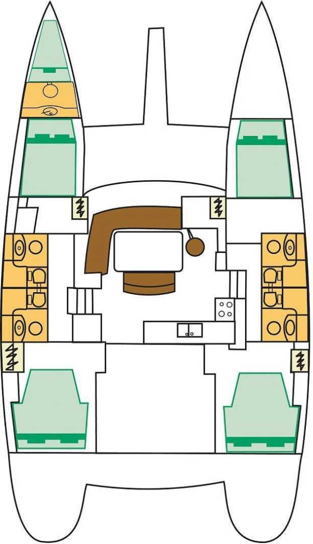 Pronájem lodi Marina (City) lákavé ceny Lagoon 440