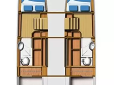 Pronájem Motorová loď v Le Marin -Aquila Aquila 36