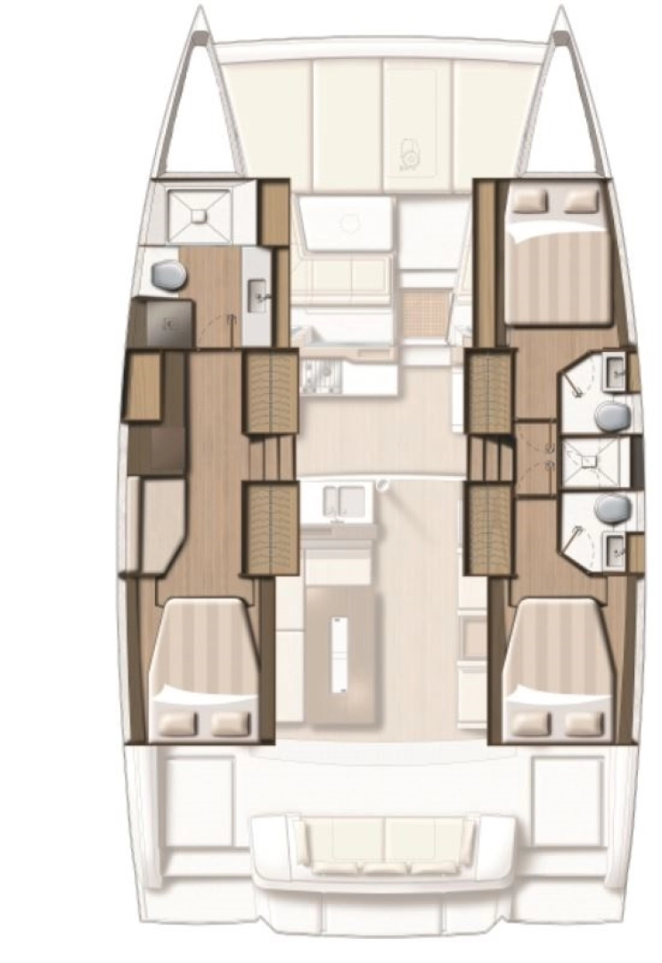 Pronájem jachty v Airlie Beach -Bali Bali 4.2 na Samboatu