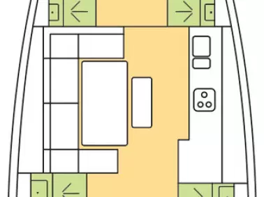 Pronájem Plachetnice v Olbia -Dufour Dufour 460 Grand Large