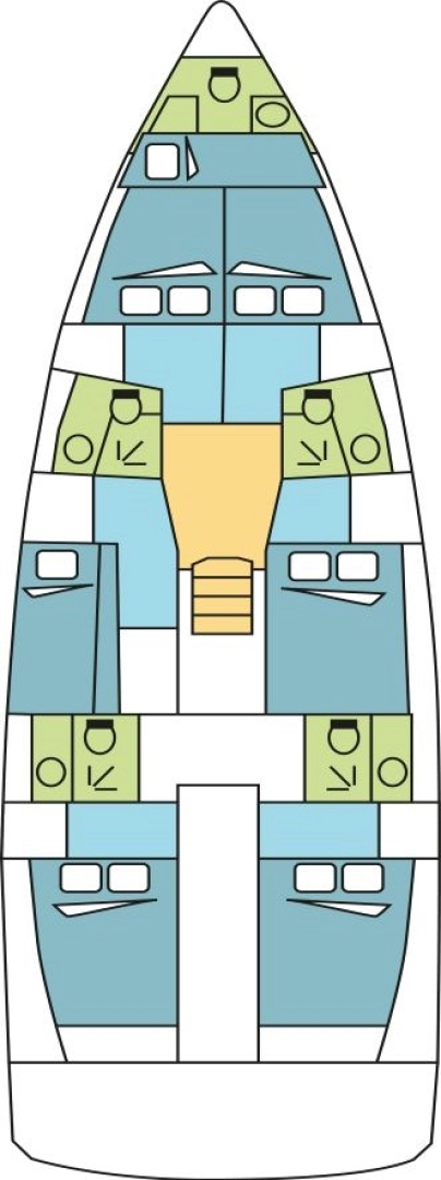 Pronájem Plachetnice v Donji Seget -Jeanneau Sun Loft 47