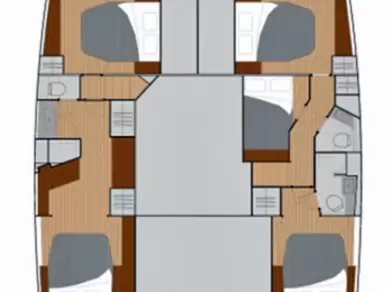 Pronájem Katamarán v Road Town -Fountaine Pajot Saba 50