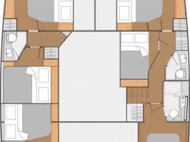 Pronájem lodi Fountaine Pajot Saba 50 v Road Town na Samboatu