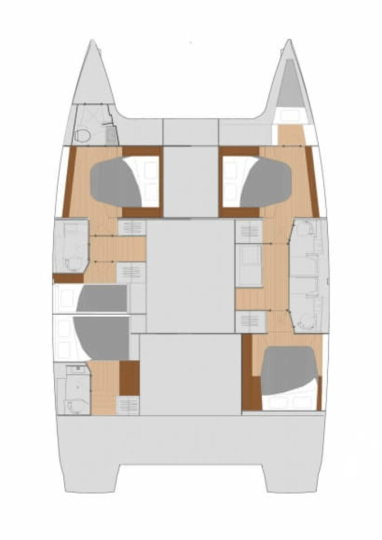 Pronájem Katamarán Fountaine Pajot s licencí