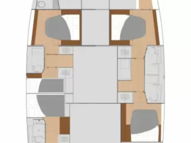 Pronájem Katamarán Fountaine Pajot s licencí