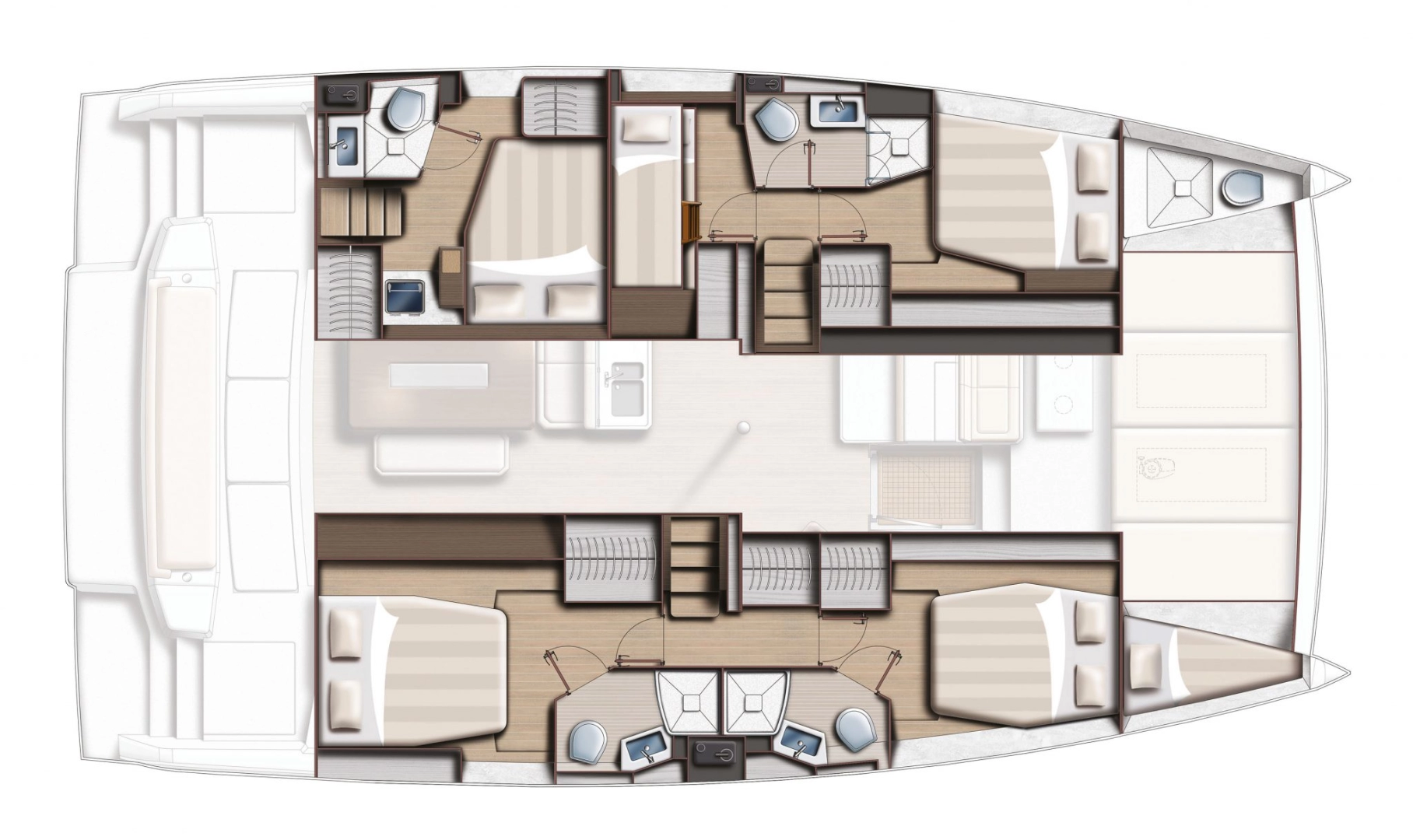 Pronájem Katamarán Bali s licencí