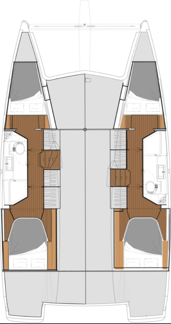 Pronájem Katamarán Fountaine Pajot s licencí