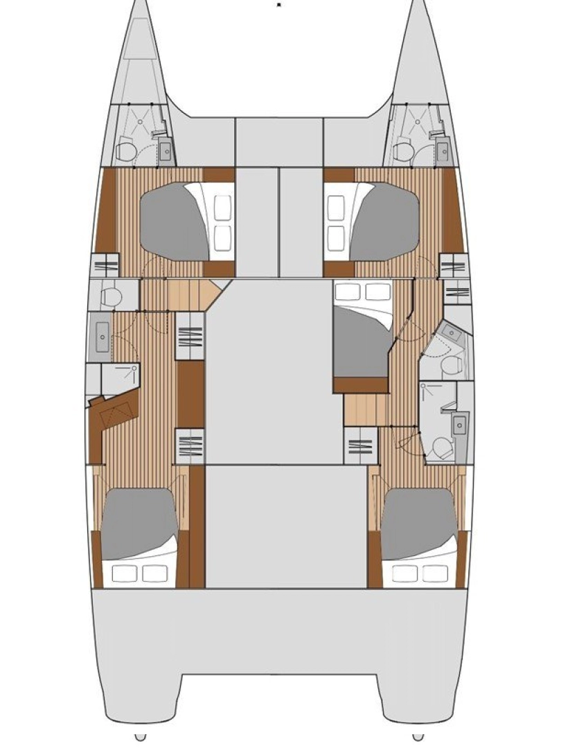 Pronajmout Katamarán se skipperem či ne Fountaine Pajot v Frenchtown