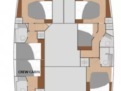 Pronájem Katamarán Fountaine Pajot s licencí