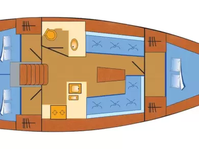 Pronájem jachty v Heiligenhafen -Bavaria Cruiser 37 na Samboatu
