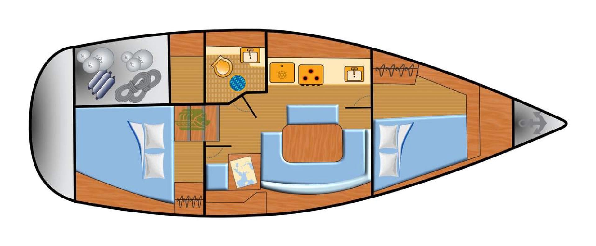 Pronájem lodi Dufour Dufour 365 Grand Large v Barth na Samboatu
