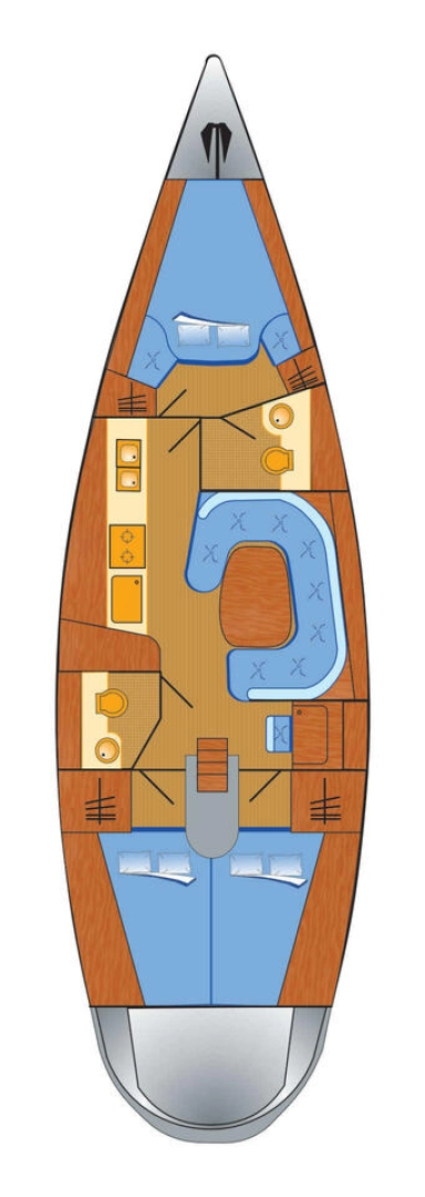 Pronájem jachty v Barth -Bootsbau Rügen GmbH Vilm 41 cruiser na Samboatu