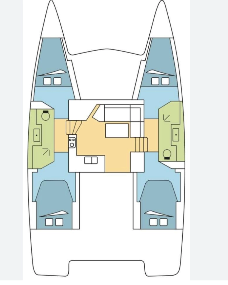 Pronájem Katamarán v Mai Khao -Fountaine Pajot Lucia 40