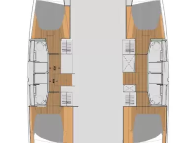 Pronájem Katamarán Fountaine Pajot s licencí