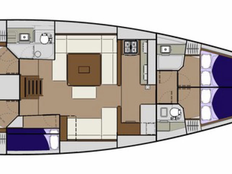 Pronájem lodi Dufour Dufour 560 Grand Large v Rhodos na Samboatu