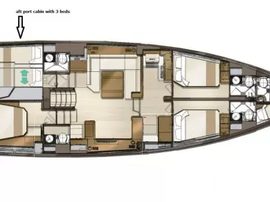 Jeanneau Jeanneau 60 jednotlivci a charterové společnosti v Donji Seget