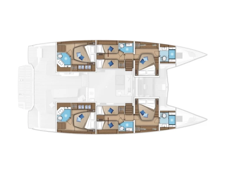 Pronájem lodi Cugnana Verde lákavé ceny Lagoon 55