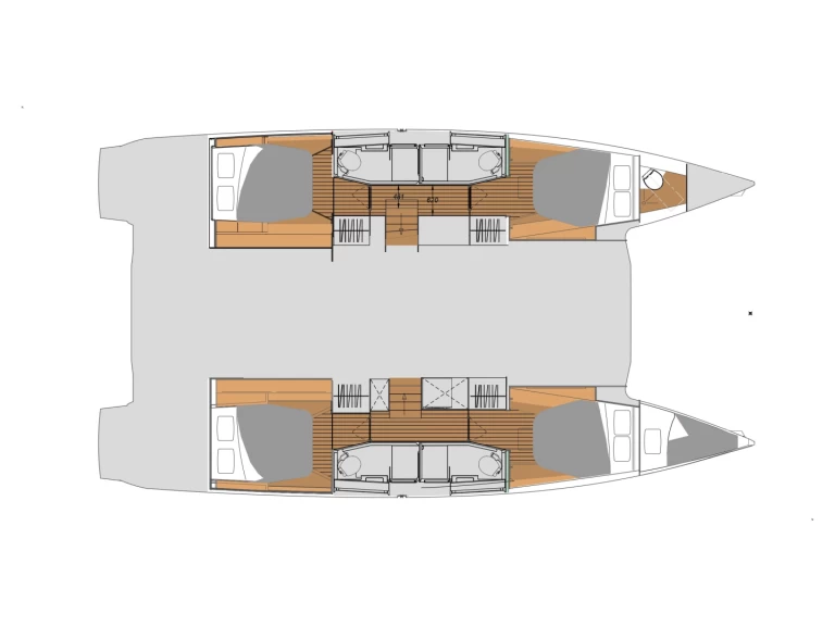 Pronájem Katamarán v Olbia -Fountaine Pajot Elba 45