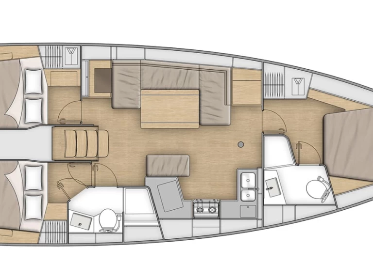 Pronájem lodi Skradin lákavé ceny Oceanis 40.1