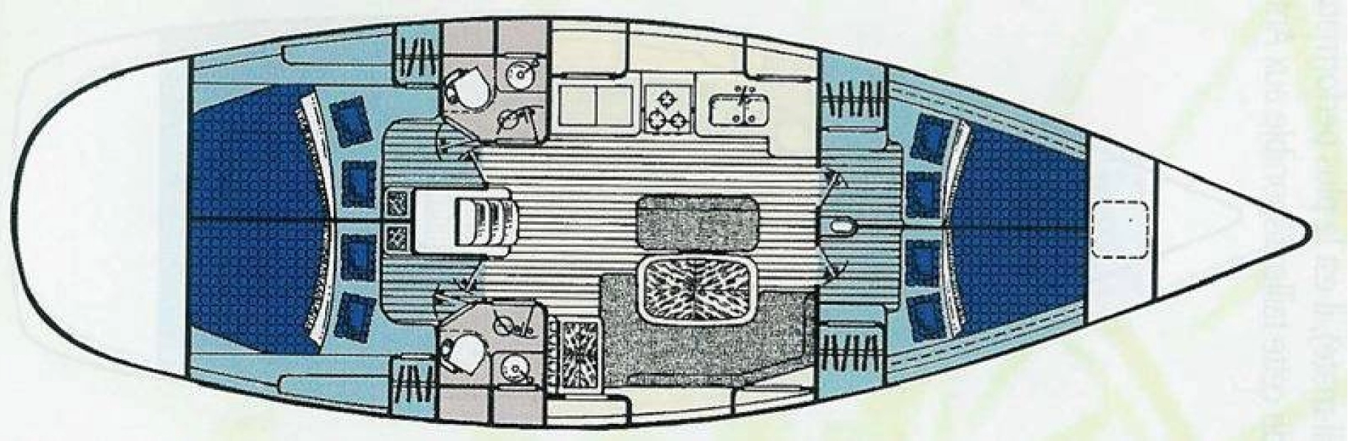 Pronájem lodi sailboat orca 43 v Formia na Samboatu