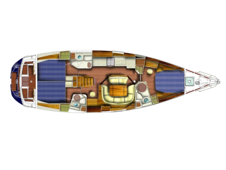 Pronájem Plachetnice Jeanneau s licencí