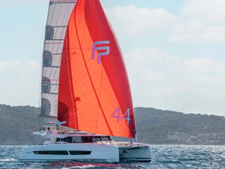 Pronájem jachty v Donji Seget -Fountaine Pajot Fountaine Pajot FP 44 Quatuor - 4 + 1 cab. na Samboatu