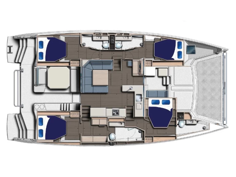 Pronájem lodi Adaköy lákavé ceny Catamaran 50
