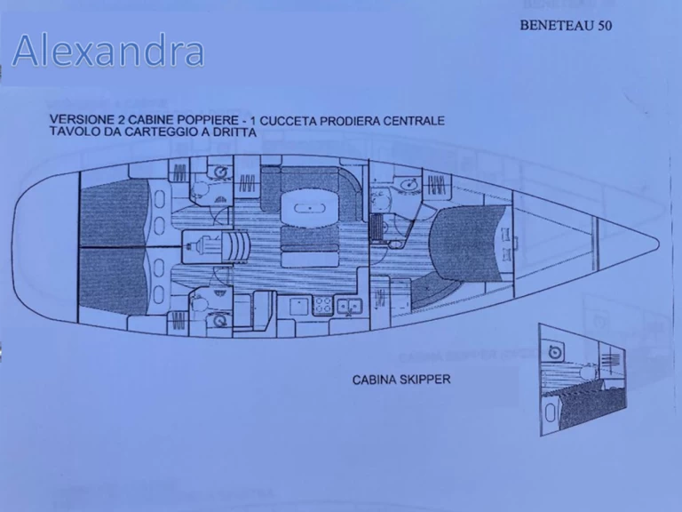 Pronájem Plachetnice v Fezzano -Bénéteau Beneteau 50