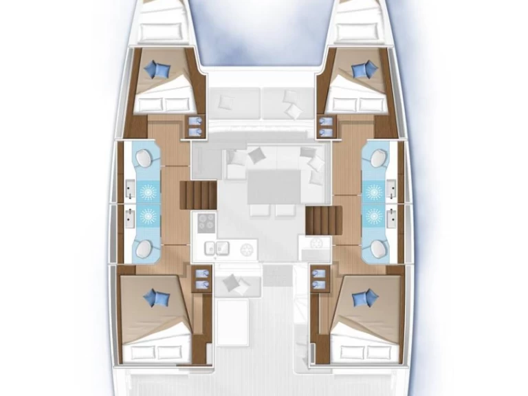 Pronájem jachty v Primošten  -Lagoon Lagoon 40 na Samboatu
