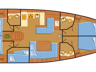 Pronájem lodi Palma de Mallorca lákavé ceny Oceanis 51.1
