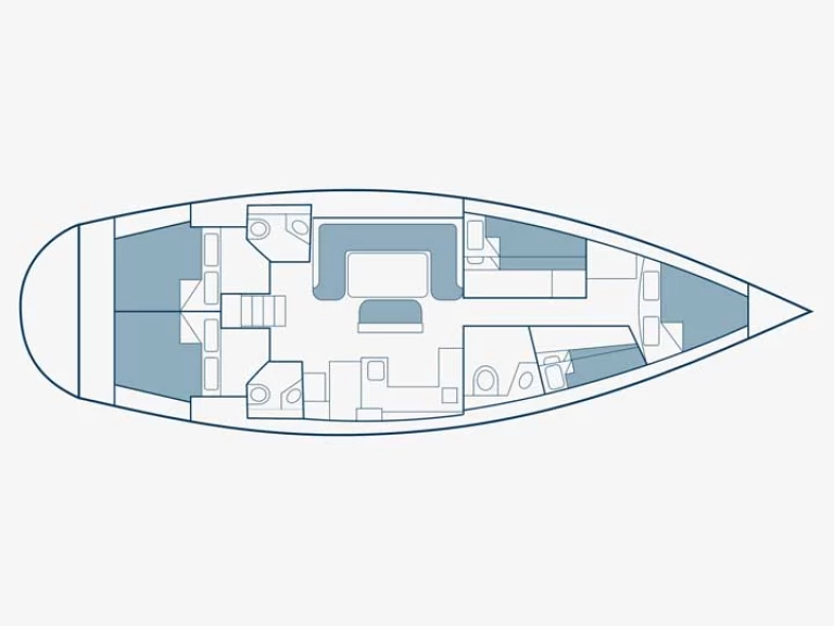 Pronájem Plachetnice v Nikiána -Bavaria Bavaria 50