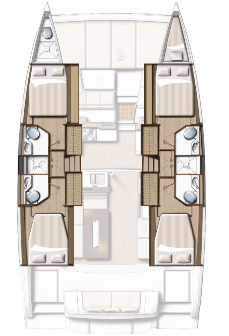 Pronájem Katamarán Bali s licencí
