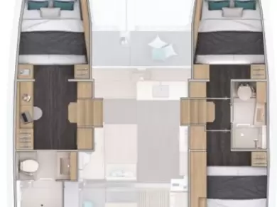 Pronajmout si Lagoon Lagoon 38 - 3 + 2 cab. v Elliniko 