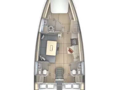 Pronájem Plachetnice v Lavrio -Dufour Dufour 41