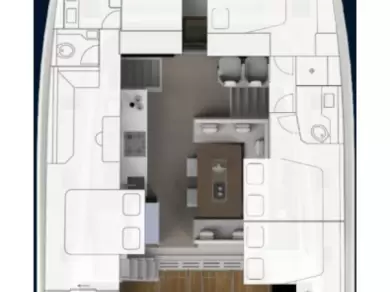 Pronajmout si Aventura Aventura 50 - 4 + 1 cab. v Alimos