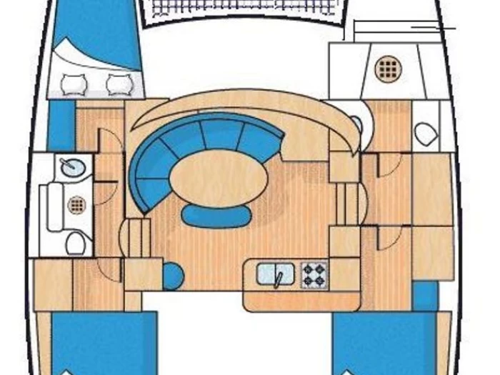 Pronájem Katamarán Lagoon s licencí