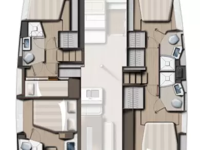 Pronajmout Katamarán se skipperem či ne Bali v Trogir